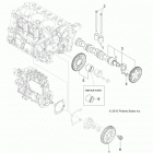 R14TH90DG RANGER 900 DIESEL Engine, camshaft and driving gear
