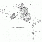 R14UH88/9E RANGER XP 900 ALL OPTIONS Engine, engine mounting
