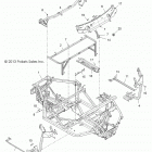 R14UH88/9E RANGER XP 900 ALL OPTIONS Chassis, main frame
