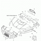 R14WH57AA/AC/AR/6EAT RANGER CREW 570 EFI Body, hood, dash and grill