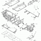 R14WH57AA/AC/AR/6EAT RANGER CREW 570 EFI Chassis, frame and front bumper