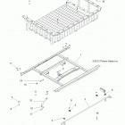 R14WH88A/9EA RANGER 900 CREW ALL OPTIONS Body, box mounting and latch