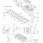 R14WH90DG RANGER CREW 900 DIESEL Engine, cylinder head and bonnet