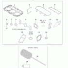 R14WH90DG RANGER CREW 900 DIESEL Engine, gasket set