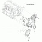 R14WH90DG RANGER CREW 900 DIESEL Engine, gear housing