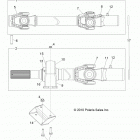 R14WH90DG RANGER CREW 900 DIESEL Кардан передний