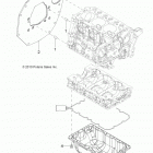 R14WH90DG RANGER CREW 900 DIESEL Engine, mounting flange and oil sump