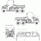 R13HR76AG/AR RANGER 6X6 800 Наклейки