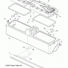 R13HR76AG/AR RANGER 6X6 800 Body, storage box, rear