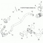 R13RH45AG RANGER 400 MIDSIZE Engine, air intake