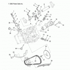 R13RH45AG RANGER 400 MIDSIZE Engine, camshaft and valves