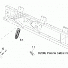 R13RH50AG/AH/AM/AR RANGER 500 MIDSIZE Селектор передачи