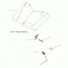 R13TH76/7E RANGER 800 EFI Body, hood latch