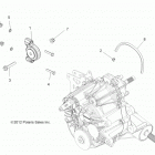 R13UH88/UH9E RANGER 900 XP ALL OPTIONS Крепеж КПП