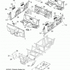 R13WH50AG/AH/AR/AX RANGER 500 CREW MIDSIZE Body, floor and fenders