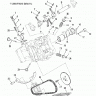 R13WH50AG/AH/AR/AX RANGER 500 CREW MIDSIZE Engine, camshaft and valves