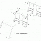 R13WH50AG/AH/AR/AX RANGER 500 CREW MIDSIZE Chassis, cab frame