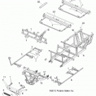 R13WH50AG/AH/AR/AX RANGER 500 CREW MIDSIZE Chassis, frame and front bumper