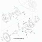 R13WH50AG/AH/AR/AX RANGER 500 CREW MIDSIZE Маслянный насос