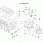 R13WH90DG RANGER CREW 900 DIESEL Engine, water cooling system