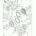 Mule 3010 Trans4x4 (KAF620-J7F) Front hubs / brakes(j7f)