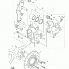 ZUMA 125 YW125EO/YW125EGY Передний тормозной суппорт