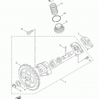 ZUMA 125 YW125DL/YW125DB МАСЛЯНЫЙ НАСОС