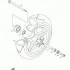 ZUMA 125 YW125BB/YW125BW Переднее колесо