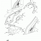 ZUMA 125 YW125AB БОКОВАЯ КРЫШКА