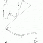 AN650,A Rear brake hose (an650 l1 e3)