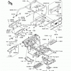 Mule 610 4x4 (KAF400-A6F) Защитные дуги  / рама кабины