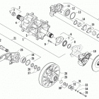 XF 7000 CC SP Вал приводной трака и тормоза