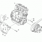 XF 7000 CC SP Опора двигателя и вариатор