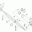 XF 7000 SP LTD Задняя подвеска ,задний амортизатор