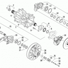 XF 7000 SP LTD Вал приводной трака и тормоза