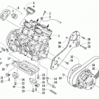 ZR 6000 Sno Pro RR Опора двигателя и вариатор