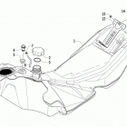 ZR 6000 Sno Pro RR Топливный бак