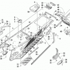 ZR 6000 Sno Pro RR Тунель ,задний бампер и брызговик