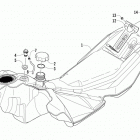 ZR 8000 Sno Pro Топливный бак