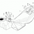 F 800 LXR Топливный бак