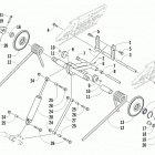 F 800 Sno Pro FTP Задняя подвеска ,задний рычаг
