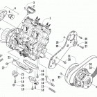 F 800 Tucker Hibbert Sig Edition Опора двигателя и вариатор