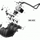 GRAND TOURING LE 900 ACE XR Коллектор воздухозаборника и корпус дросселя