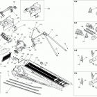 MXZ SPORT 600 REV-XP 09- frame and components _55m1412