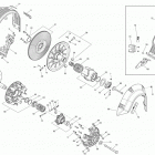 MXZ SPORT 600ACE XP 05- pulley system _19m1427