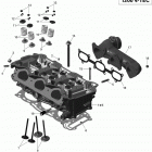 GSX LE & SE 1200 XR Головка цилиндров и выпускной коллектор