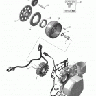 MXZ SPORT 600 ACE (4-TEMPS)  XP Генератор и стартер