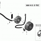 MXZ TNT 600HOE XP Магнето
