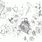 MXZ TNT 800RETEC XS 01- engine and engine support 800