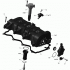 MXZ X & TNT 1200 XR Клапаная крышка